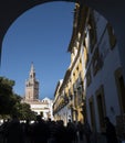 Giralda Tower in Seville Andalucia Spain Royalty Free Stock Photo